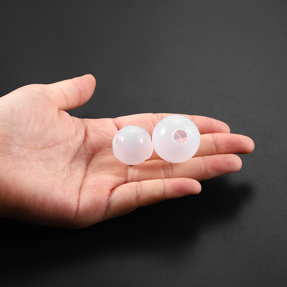 Juego de moldes de fundición de silicona para joyería esférica, herramientas de Moldes de resina epoxi UV de tamaño mixto para manualidades, 3 uds.