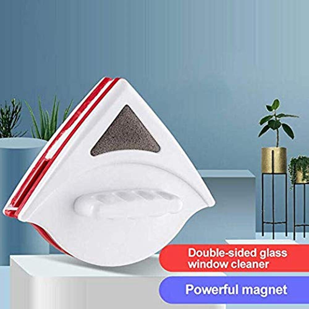 Magnetic Window Cleaner Brush Glass Cleaner Magnets Brush Tool Double Side Magnetic Glass Brush for Washing Household Cleaning