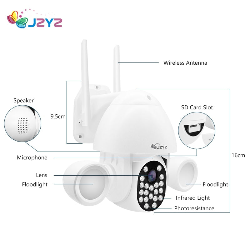 Cámaras de seguridad con reflector de 3MP, Wifi, Tuya Smartlife, Google, Alexa, AI, seguimiento automático, detección de movimiento, videovigilancia CCTV