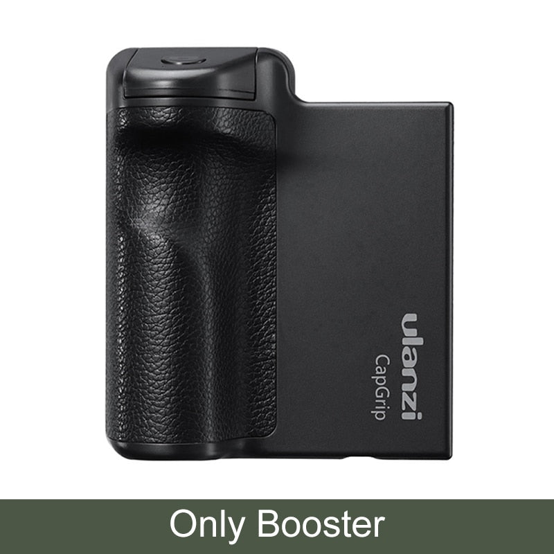 Ulanzi CapGrip I II Smartphone de mano Selfie Booster agarre de mano Bluetooth Control remoto obturador de teléfono para iPhone teléfono Android