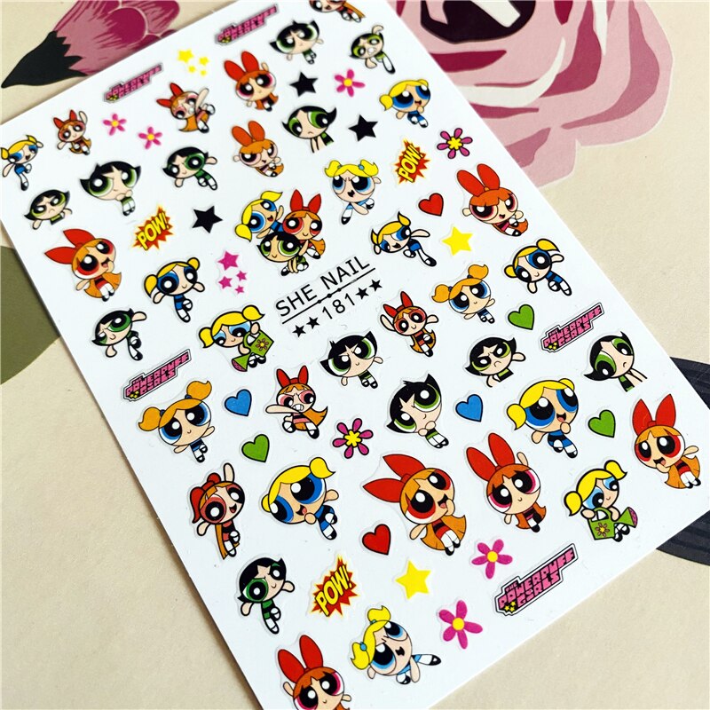 MG191002-12 Love Heart Kiss Valentine's Day 3D Back glue Nail decal Nail sticker Nail decoration Nail art Nail ornament