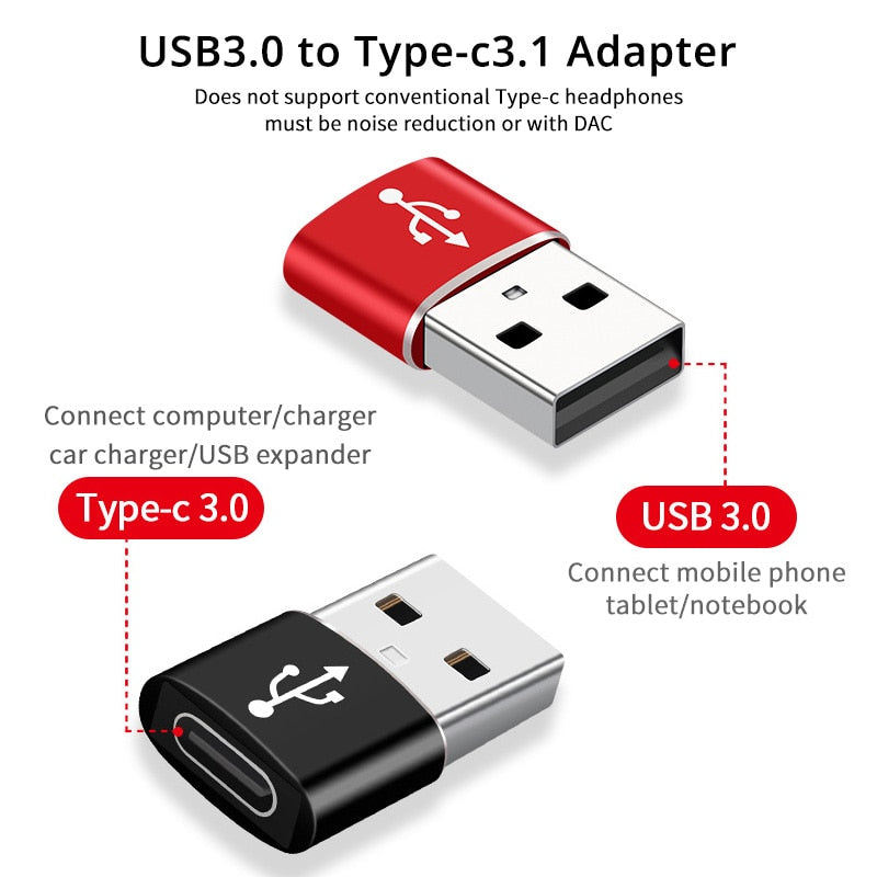 Adaptador USB tipo C OTG tipo C USB 3,0 macho a USB C hembra OTG adaptador de datos convertidor Cable adaptador para Macbook iphone 11 pro