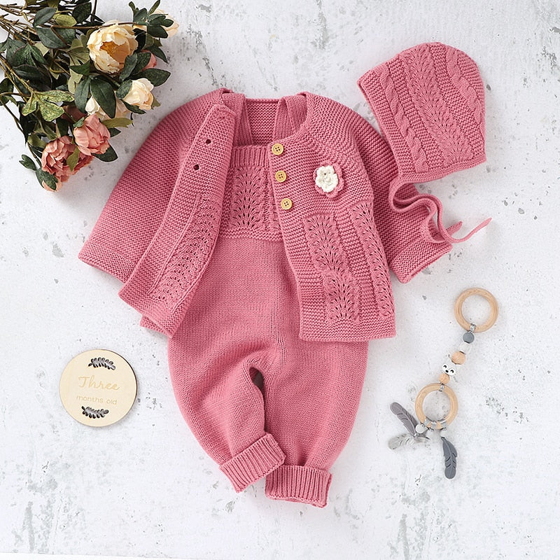 Peleles para bebé, monos para niño pequeño, Tops infantiles, ropa de manga larga para niña recién nacida, monos para niño de punto acanalado liso