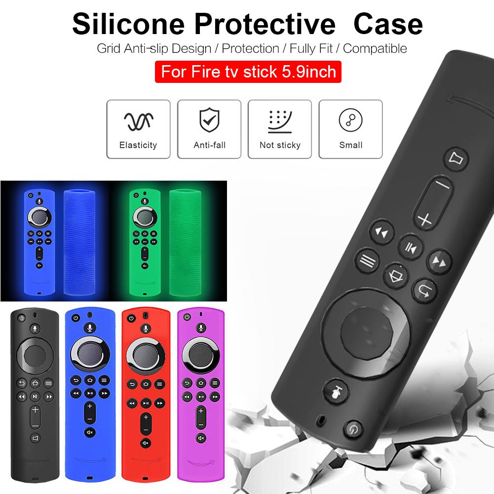 Hot Silicone Soft Shockproof Case For Fire TV Stick Voice Remote Controller Shockproof Case Cover