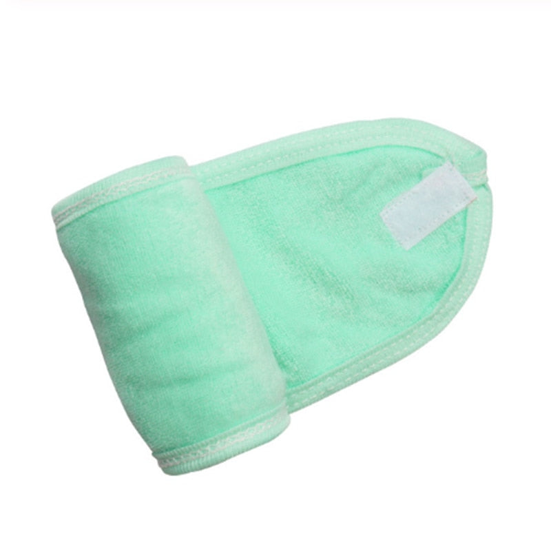Flannel Cosmetic Headbands Soft Bowknot Elastic Hair Band Hairlace for Washing Face Shower Spa Makeup Tools