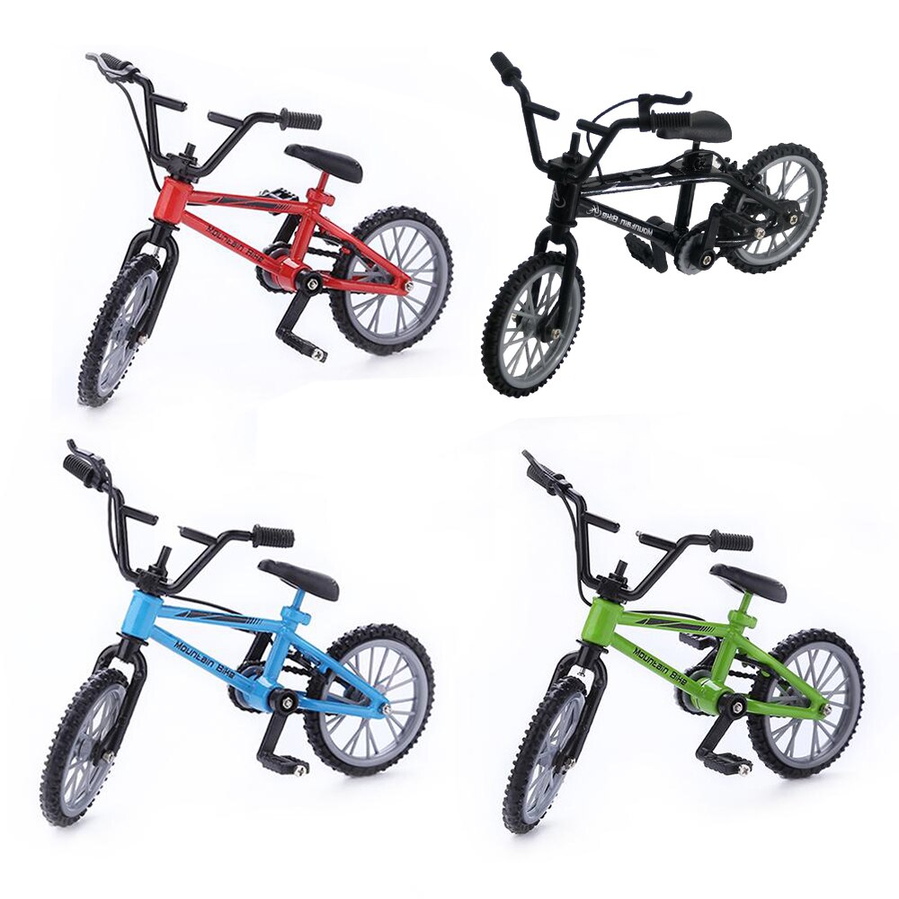 Mini-Finger-BMX Set para fanáticos de la bicicleta juguete de aleación dedo BMX funcional para niños bicicleta dedo bicicleta repuestos dedo Bmx juguetes regalo Toboy