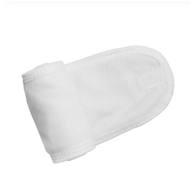 Flannel Cosmetic Headbands Soft Bowknot Elastic Hair Band Hairlace for Washing Face Shower Spa Makeup Tools