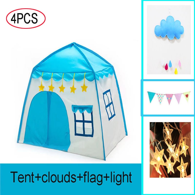 Casa de juegos de princesa para bebé, casa de juegos plegable con flores florecientes para niño y niña, tienda de campaña para interior y exterior, regalos