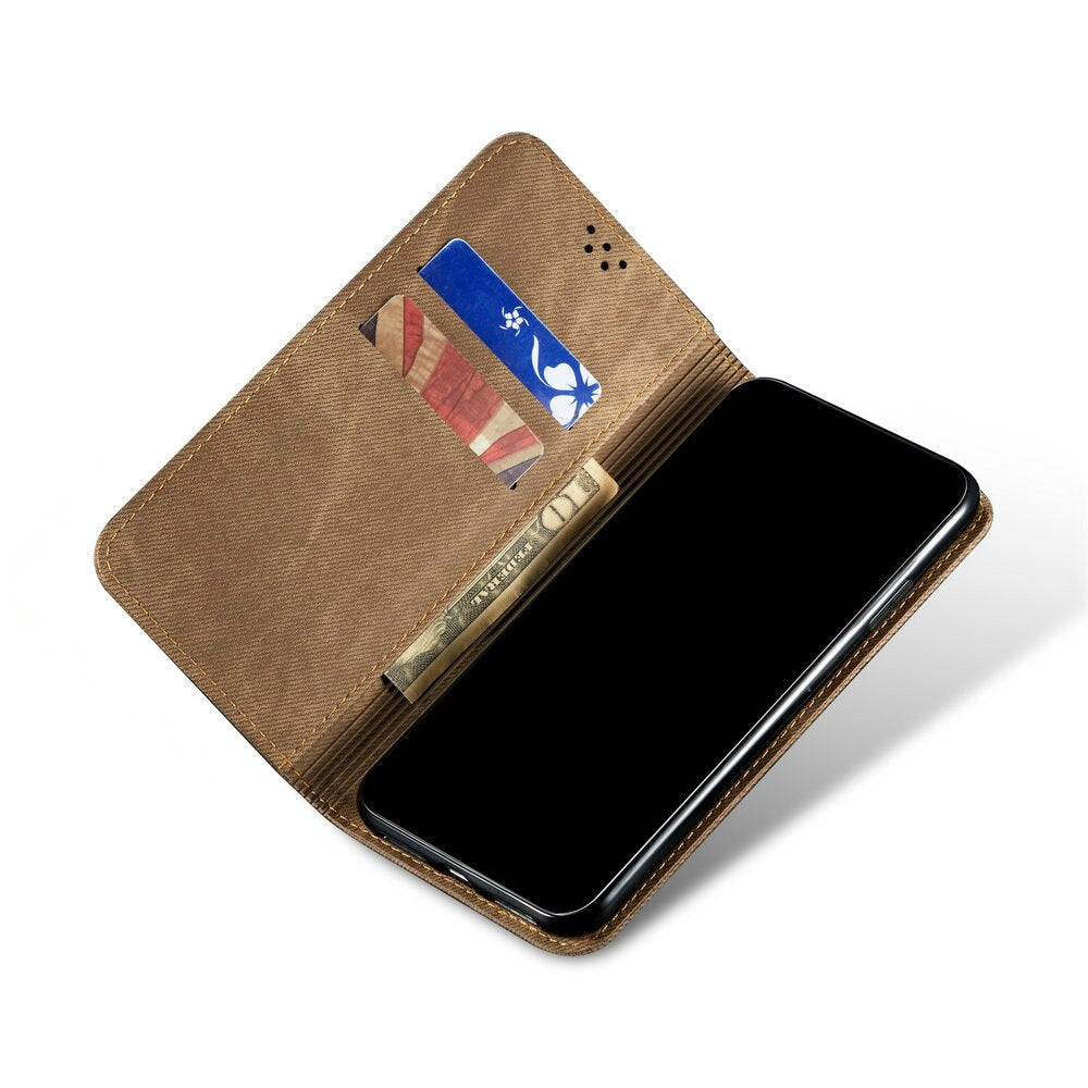 For Oneplus ACE Nord 2T N10 CE 2 Lite 5G Flip Case Luxury Denim Leather Protect One Plus 10R Case N 10 Pro N100 20 Wallet Funda