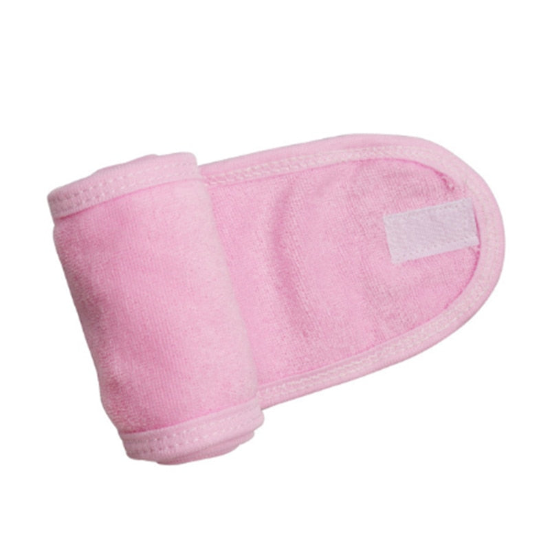 Flannel Cosmetic Headbands Soft Bowknot Elastic Hair Band Hairlace for Washing Face Shower Spa Makeup Tools
