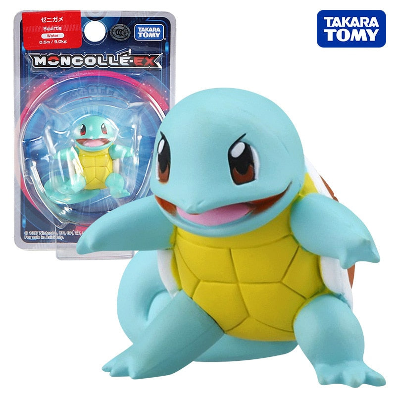 Genuine Japan TOMY Pokémon Doll Figures Collection Pokemon Pikachu 4-6cm Anime Action Model Toys Kids Toy Gift-Official Box