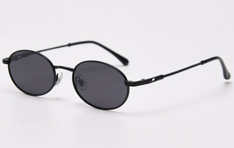 Peekaboo-gafas ovaladas retro para hombre y mujer, lentes de sol pequeñas doradas de alta calidad, uv400, metal, amarillo, rojo, superventas, 2021