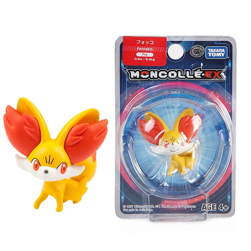 Genuine Japan TOMY Pokémon Doll Figures Collection Pokemon Pikachu 4-6cm Anime Action Model Toys Kids Toy Gift-Official Box