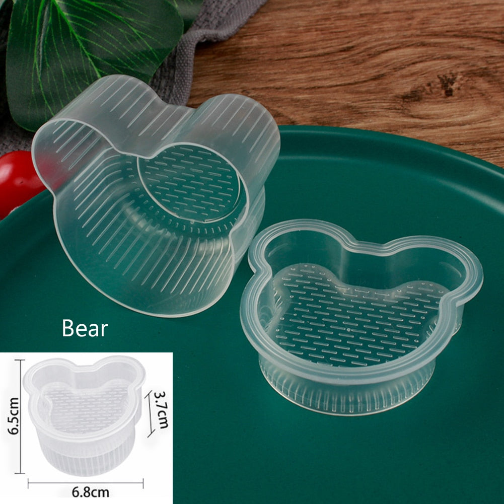 Utensilios de cocina, juego de Onigiri para rollos de Sushi, molde para Sushi, Onigiri, bola de arroz, prensa Bento, molde, herramientas DIY, accesorios de cocina