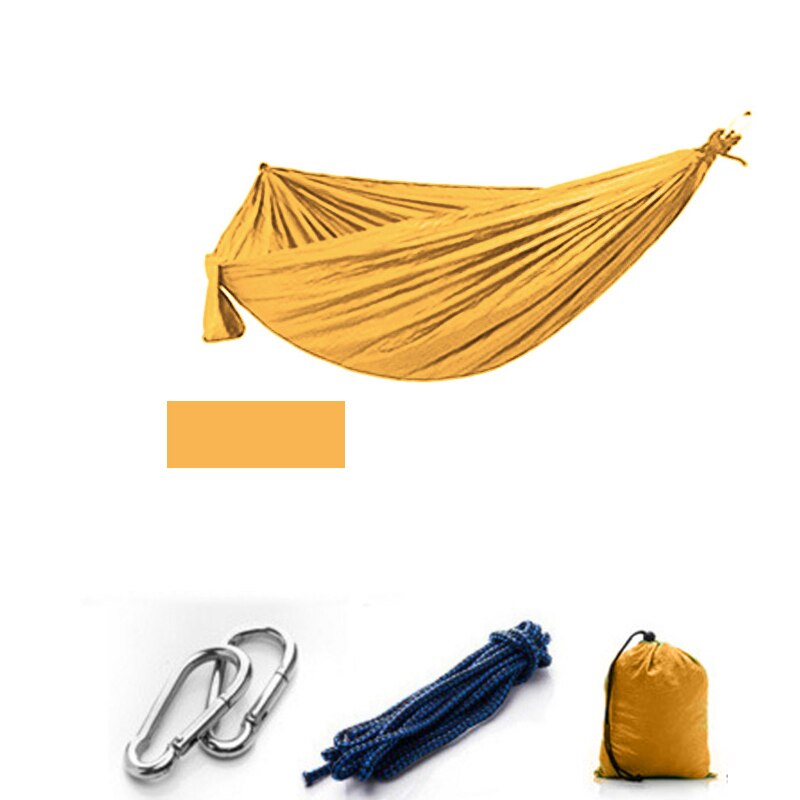 Hamaca para acampar/jardín con mosquitera, muebles de exterior para 1-2 personas, cama colgante portátil, columpio para dormir de tela de paracaídas resistente