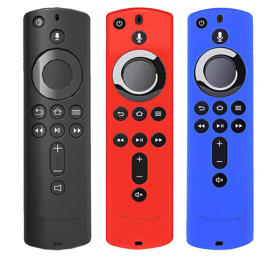 Funda de silicona suave a prueba de golpes para Fire TV Stick control remoto por voz funda a prueba de golpes