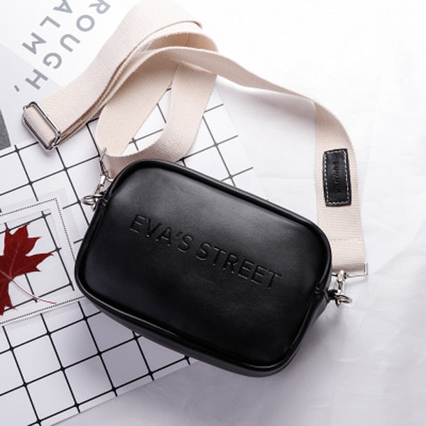 Bolsos de hombro para mujer de marca Aliwood, bolsos de mensajero con letras en relieve de cuero de diseñador con solapa Simple, bolsos cruzados para mujer