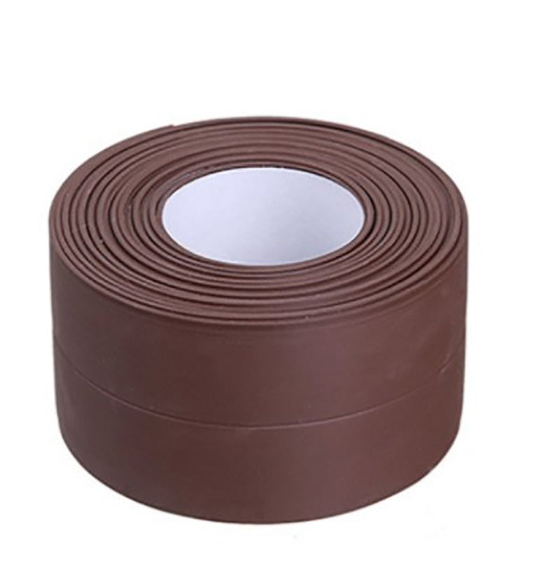 Adhesivo de pared para cinta de baño, tira de sellado, baño, ducha, fregadero, espacio, cinta de calafateo para inodoro, tira de moho impermeable para estufa de cocina