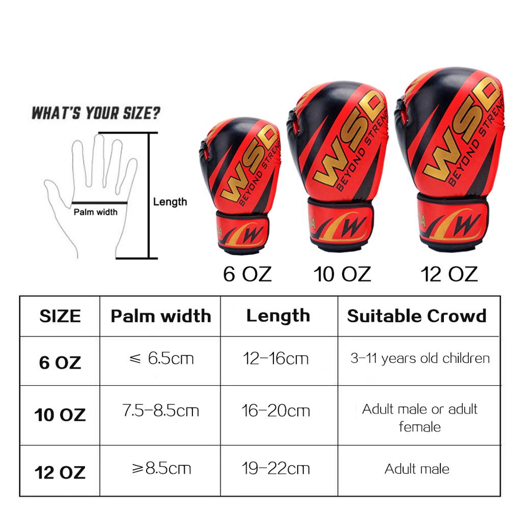 Guantes De Kick Boxing De PU para hombres y mujeres, Guantes De Karate Muay Thai, Guantes De Boxeo, lucha libre MMA Sanda, equipo De entrenamiento para adultos y niños