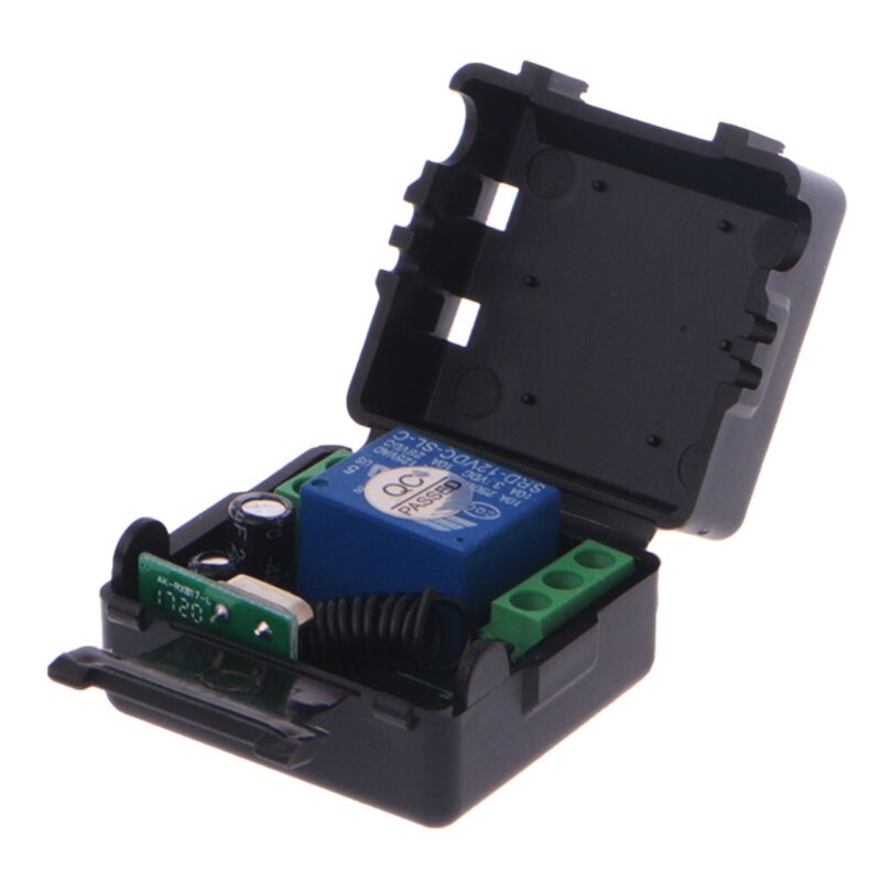 OOTDTY 315MHz Universal DC 9V 12V 24V 10A Relay 1CH Wireless Remote Control Switch Receiver RF Transmitter Intelligent Home