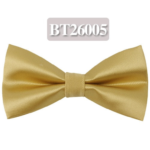 Camisas con pajarita de Color caramelo, pajarita para hombre, pajarita de boda de negocios, pajarita sólida para adultos, trajes de mariposa, pajaritas