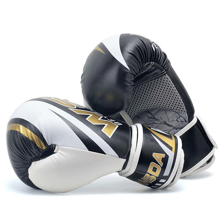 Guantes De Kick Boxing De PU para hombres y mujeres, Guantes De Karate Muay Thai, Guantes De Boxeo, lucha libre MMA Sanda, equipo De entrenamiento para adultos y niños