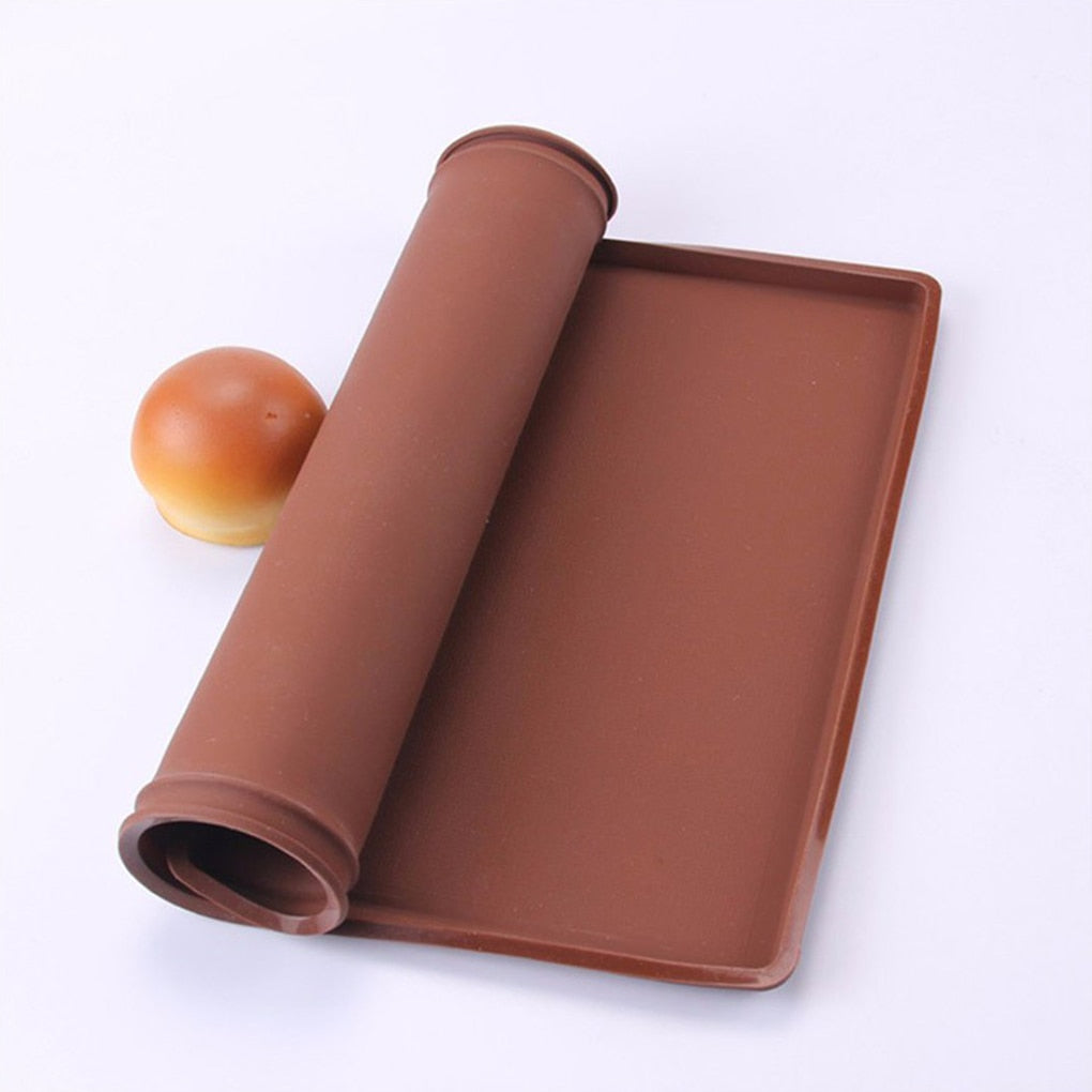 Almohadilla de silicona para hornear, bandeja multifuncional para pasteles, alfombrilla pintada, herramienta de molde para hornear rollo suizo de pastelería