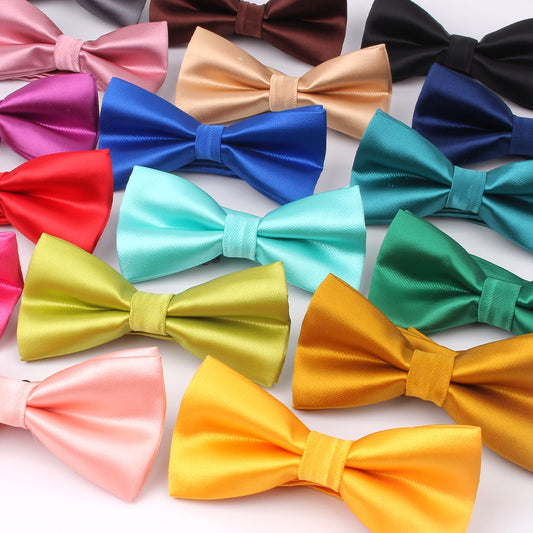 Camisas con pajarita de Color caramelo, pajarita para hombre, pajarita de boda de negocios, pajarita sólida para adultos, trajes de mariposa, pajaritas