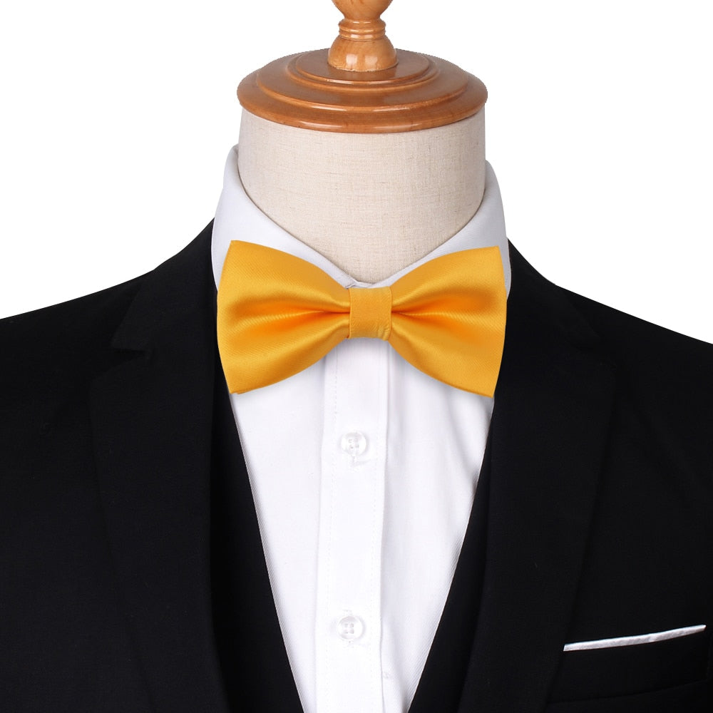 Camisas con pajarita de Color caramelo, pajarita para hombre, pajarita de boda de negocios, pajarita sólida para adultos, trajes de mariposa, pajaritas
