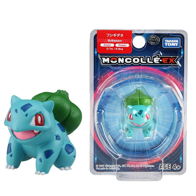 Genuine Japan TOMY Pokémon Doll Figures Collection Pokemon Pikachu 4-6cm Anime Action Model Toys Kids Toy Gift-Official Box