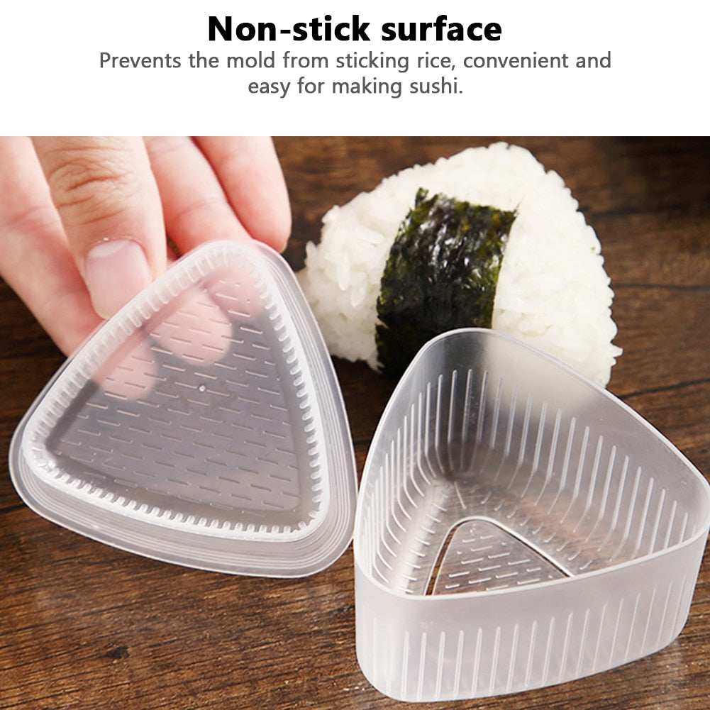 Utensilios de cocina, juego de Onigiri para rollos de Sushi, molde para Sushi, Onigiri, bola de arroz, prensa Bento, molde, herramientas DIY, accesorios de cocina