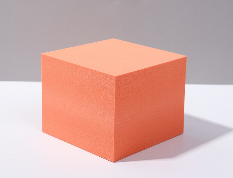 Recién llegado, cubo de fotografía INS, accesorios para fotos, cubo geométrico de espuma, accesorios de disparo para fondos de fotografía, color rosa claro y morado
