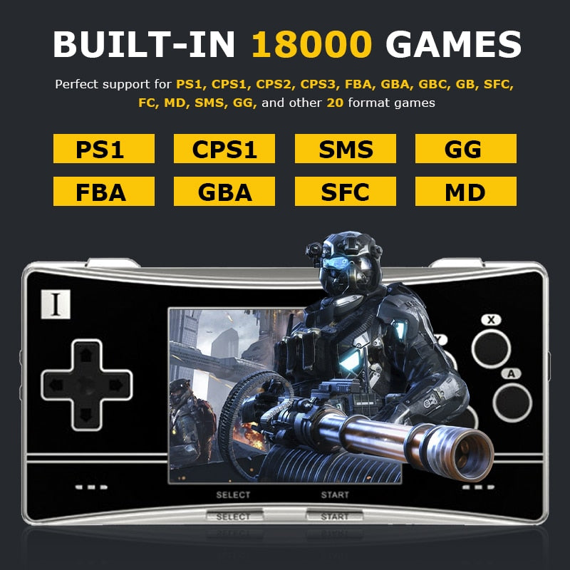 Nueva consola de juegos portátil Retro RG300X con 18000 emuladores de juegos para PS1/MD/FC/GB reproductor de juegos portátil salida HD pantalla IPS de 3,0 "