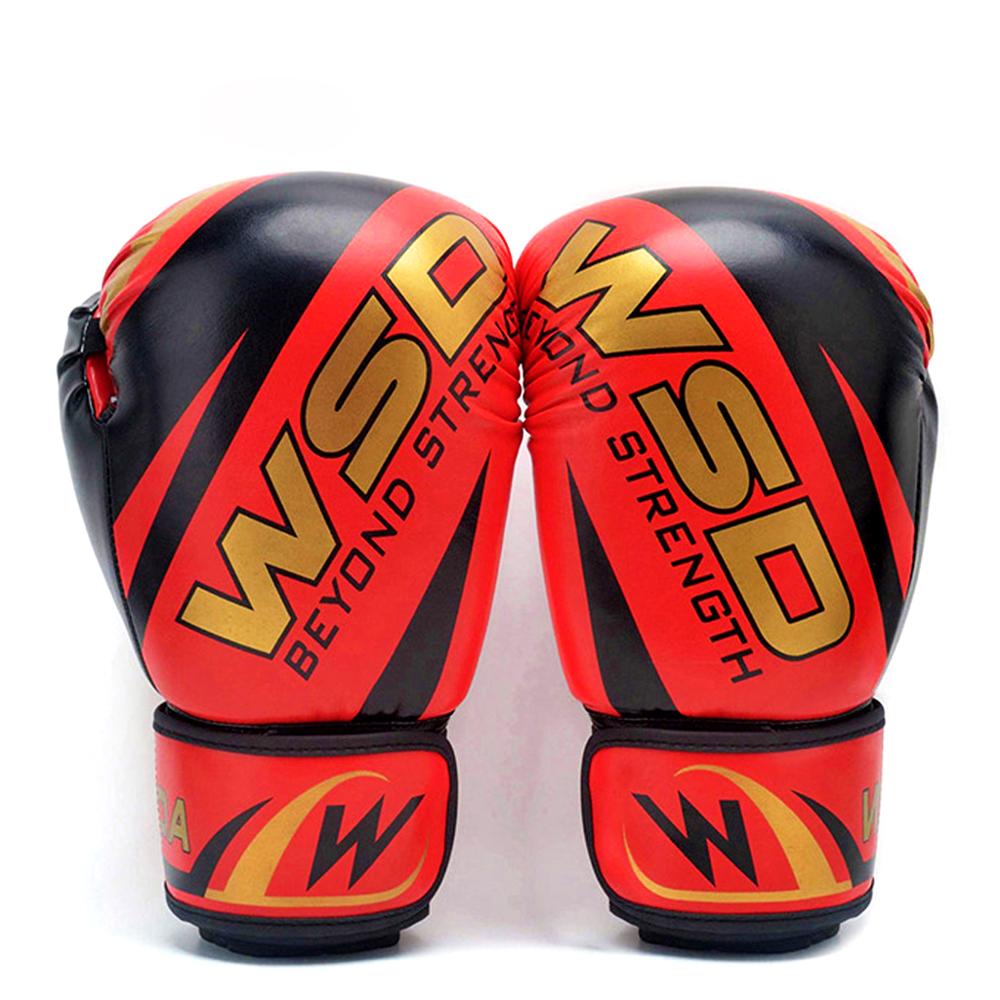 Guantes De Kick Boxing De PU para hombres y mujeres, Guantes De Karate Muay Thai, Guantes De Boxeo, lucha libre MMA Sanda, equipo De entrenamiento para adultos y niños