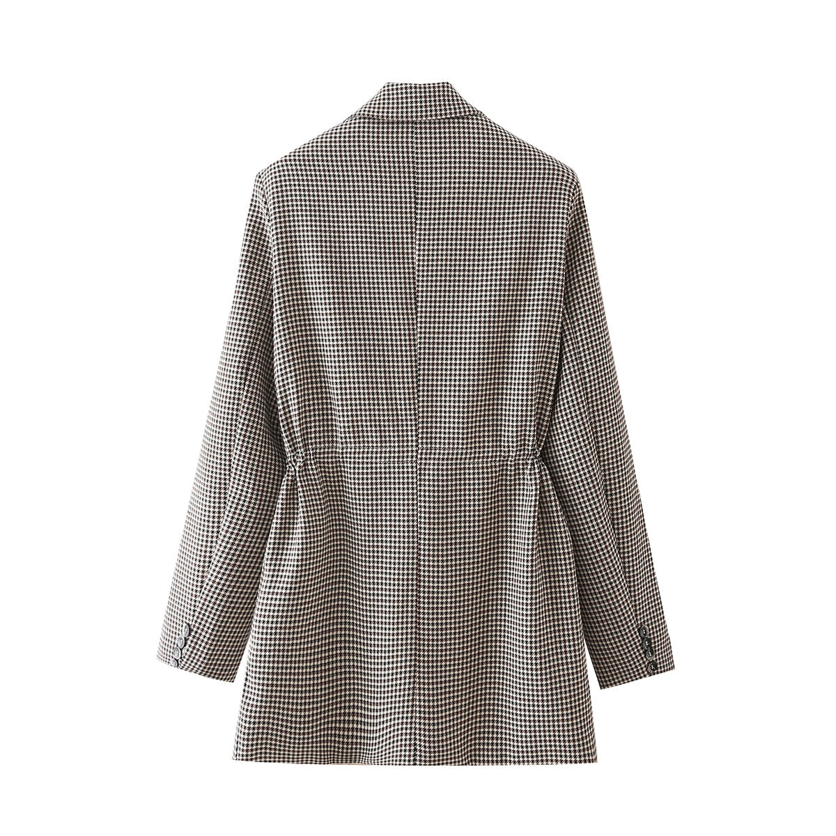 Willshela, moda para mujer, con bolsillos, chaqueta de retazos con una hilera de botones, cuello entallado, manga larga, abrigos Vintage para mujer, Tops elegantes