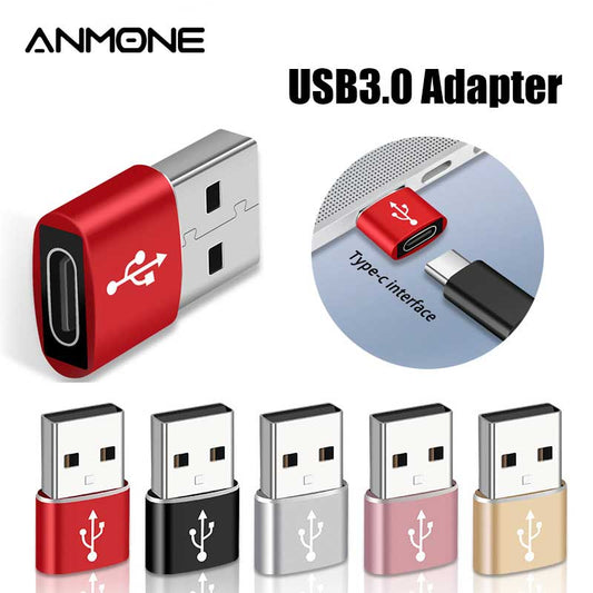 Adaptador USB tipo C OTG tipo C USB 3,0 macho a USB C hembra OTG adaptador de datos convertidor Cable adaptador para Macbook iphone 11 pro