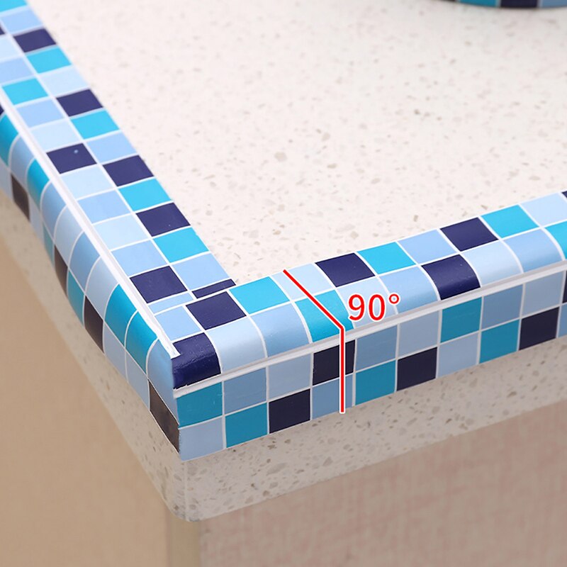 Adhesivo de pared para cinta de baño, tira de sellado, baño, ducha, fregadero, espacio, cinta de calafateo para inodoro, tira de moho impermeable para estufa de cocina