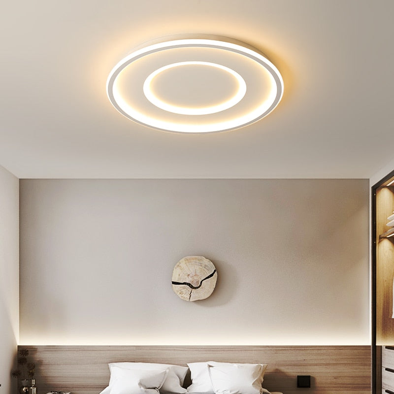 Nuevas luces de techo LED modernas para sala de estar, dormitorio, estudio, lámpara de techo para habitación, accesorios de iluminación de cocina ultrafinos regulables