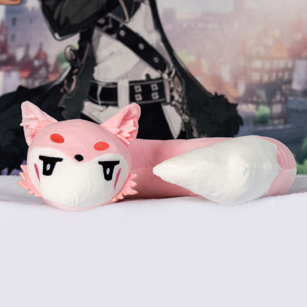Genshin-Muñeco de peluche de impacto, Cosplay, Tartaglia, ballena, juguetes de peluche, Zhongli Dragon Hutao, almohadas fantasma