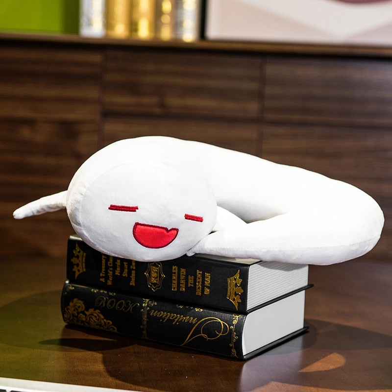 Genshin-Muñeco de peluche de impacto, Cosplay, Tartaglia, ballena, juguetes de peluche, Zhongli Dragon Hutao, almohadas fantasma