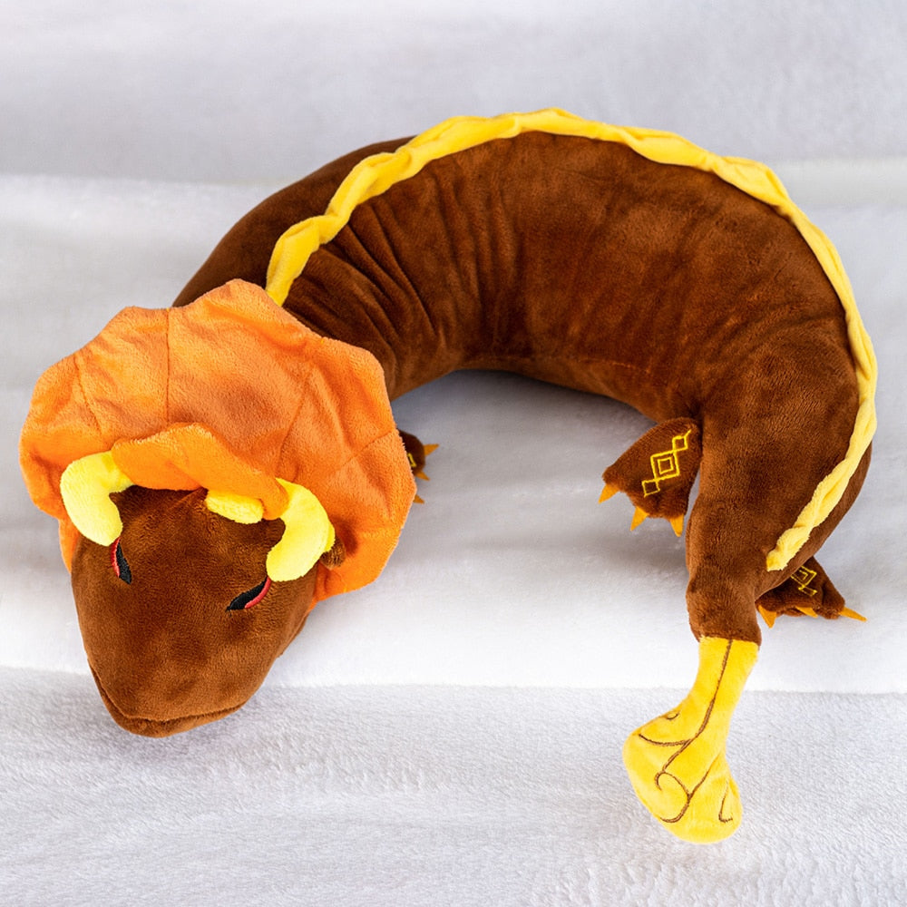 Genshin-Muñeco de peluche de impacto, Cosplay, Tartaglia, ballena, juguetes de peluche, Zhongli Dragon Hutao, almohadas fantasma