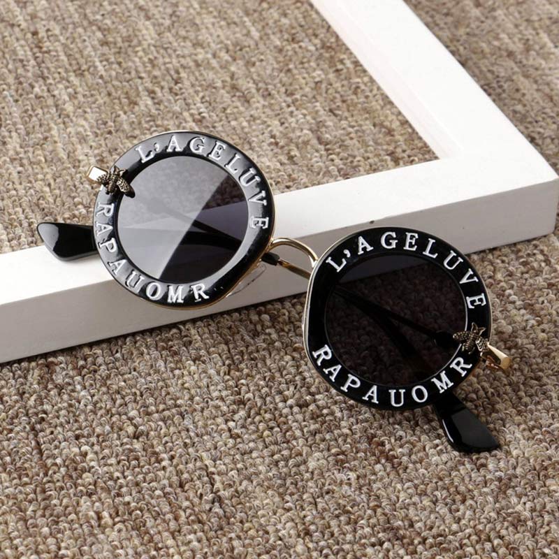 Bear Leader 2022 New Fashion Sunglasses for Children Baby Girls and Boys Simple Style with Letter Hot Sun Glasses Eyewear 7Color