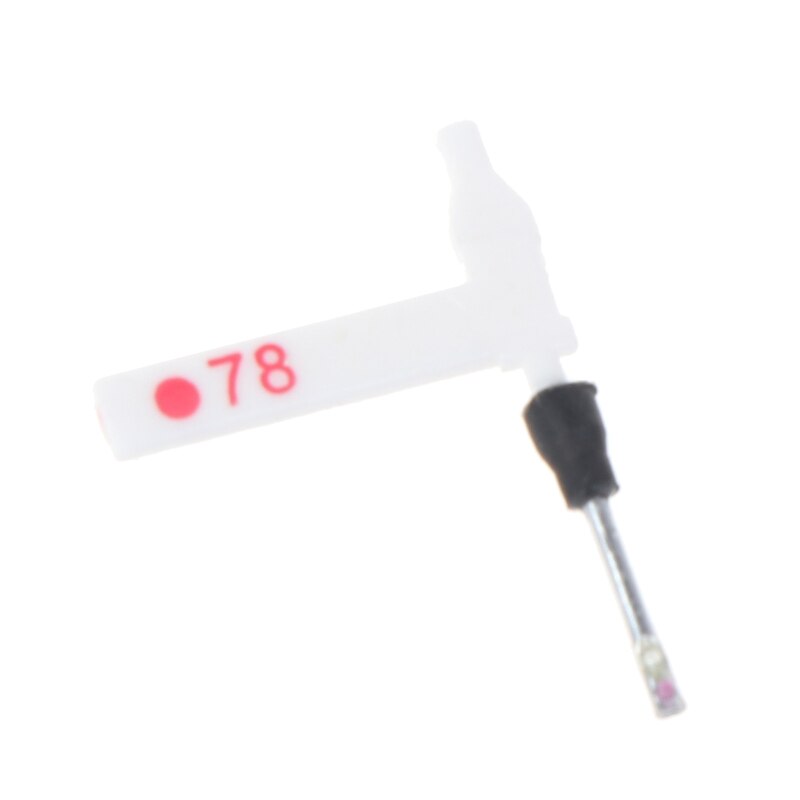 Tocadiscos fonógrafo diamante Stylus agujas accesorios para gramófono registro LP/78 tocadiscos reemplazar Stylus the touch
