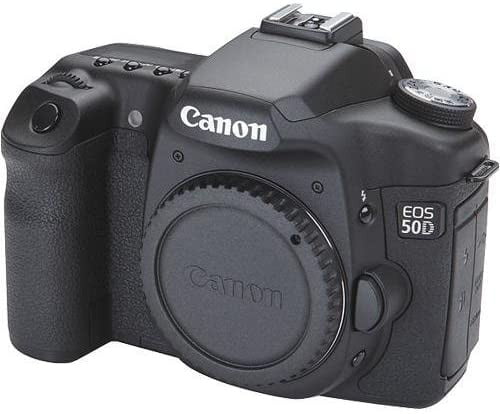 Cámara DSLR Canon EOS 50D USADA (solo cuerpo) CON sensor CMOS de 15,1 megapíxeles